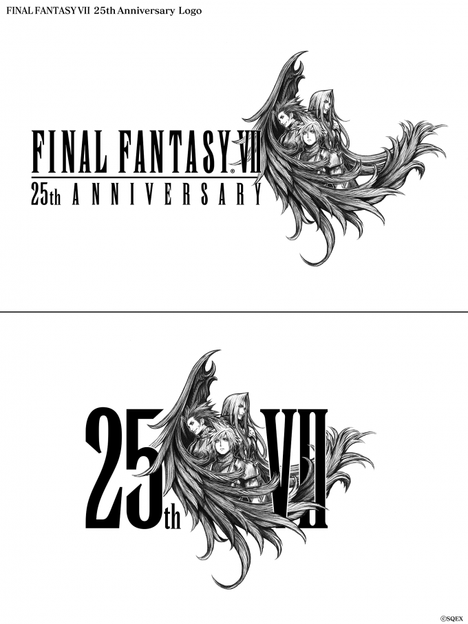 Final Fantasy VII 25th Anniversary logo