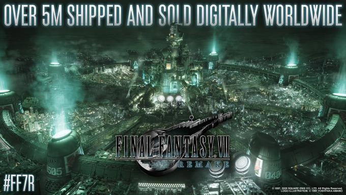 Final Fantasy VII Remake sold over 5 million units worldwide