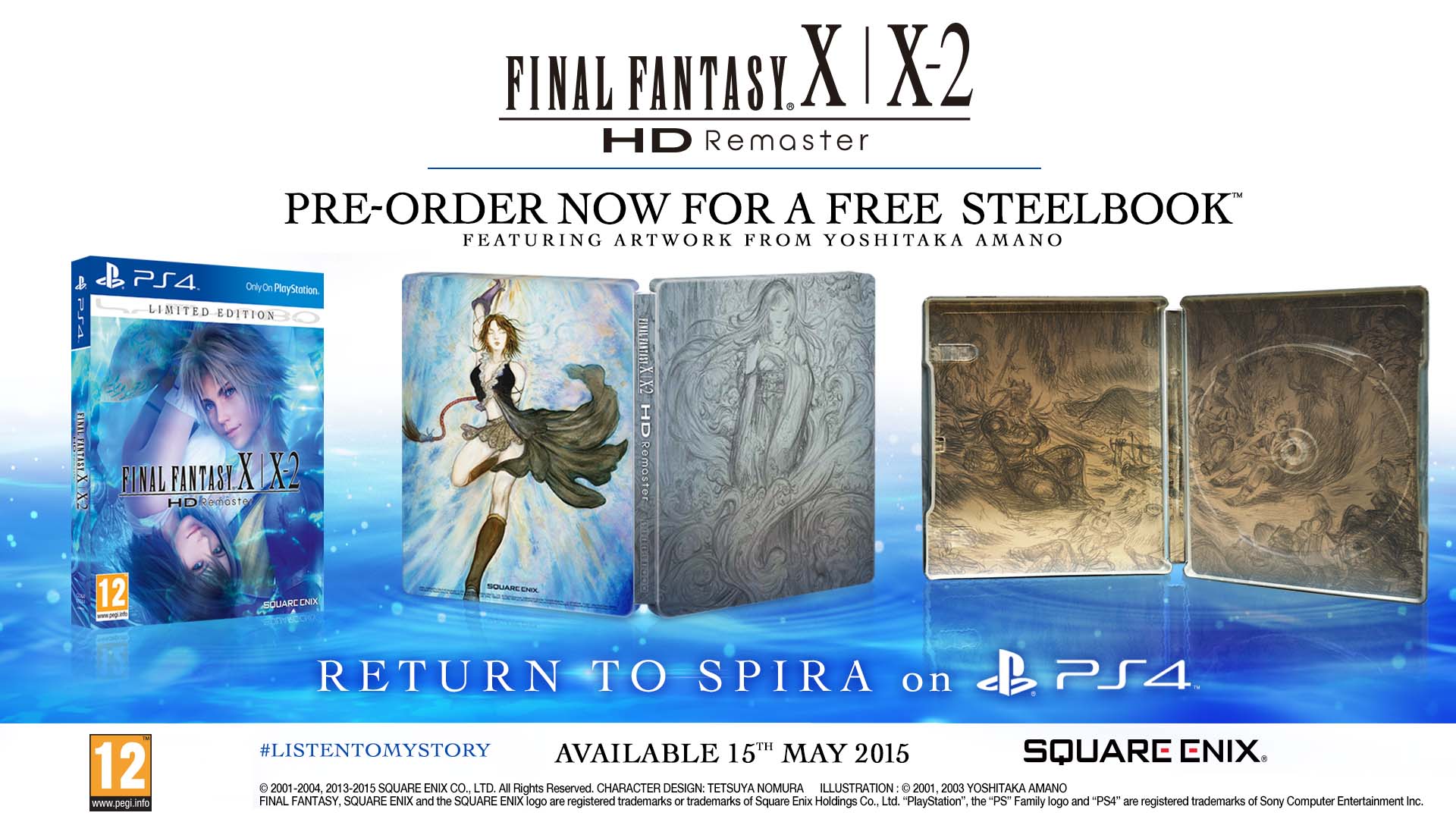 Final Fantasy X/X-2 HD Remaster -- Limited Edition (Sony PlayStation 4,  2015) for sale online