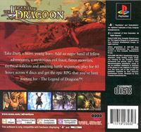 Legend of Dragoon European back cover