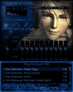 Squall Leonhart: Final Fantasy VIII Winamp Skin