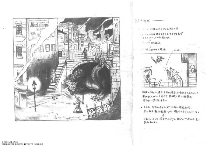 Final Fantasy VII early concept art