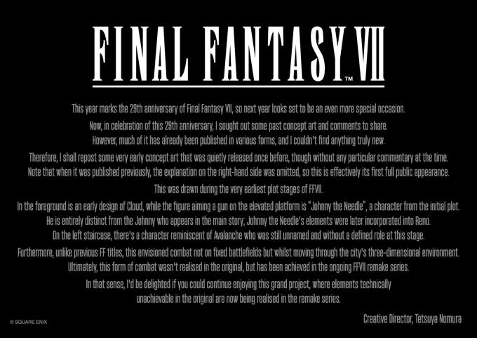 Special message from Creative Director Tetsuya Nomura