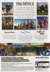 Final Fantasy XI United States PlayStation 2 back cover