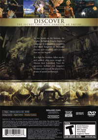 Final Fantasy XII United States back cover