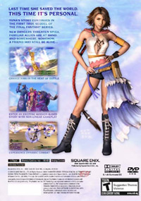 Final Fantasy X-2 United States back cover