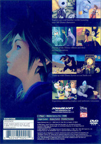 Kingdom Hearts United States back cover